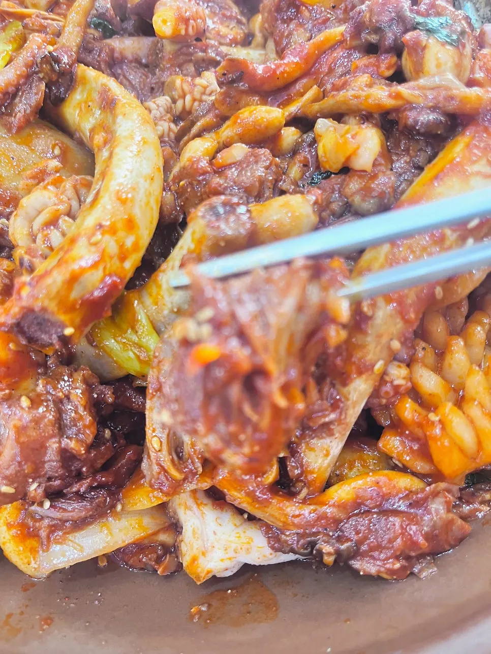 Yeongjong seafood galbi stew meal