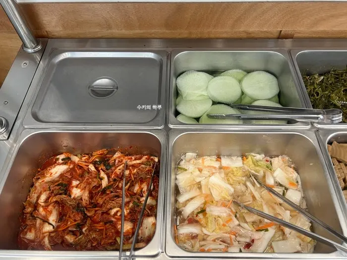 Table setting at 300°C Seafood Galbi Main Branch
