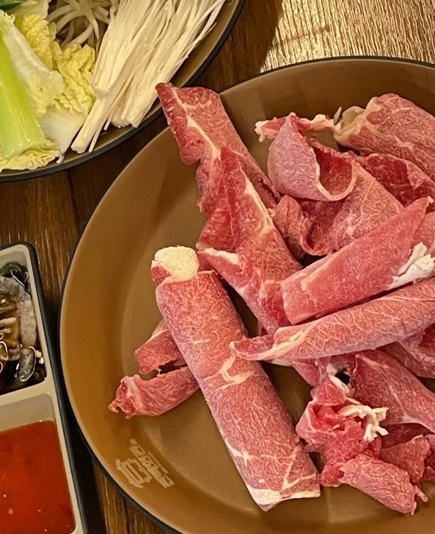 Beef for adding to shabu-shabu