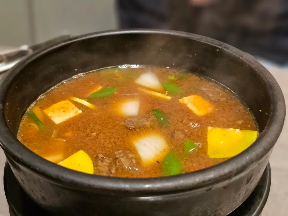 Doenjang stew with tofu