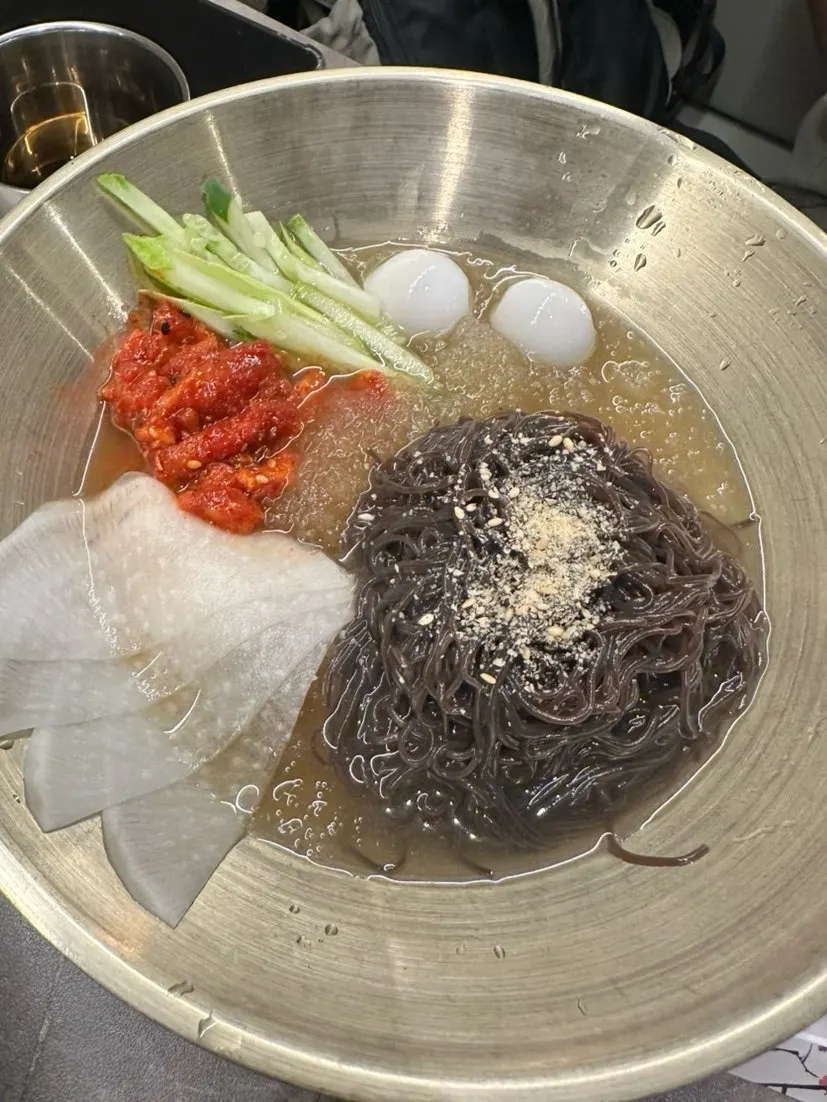 A bowl of complimentary doenjang sulbap