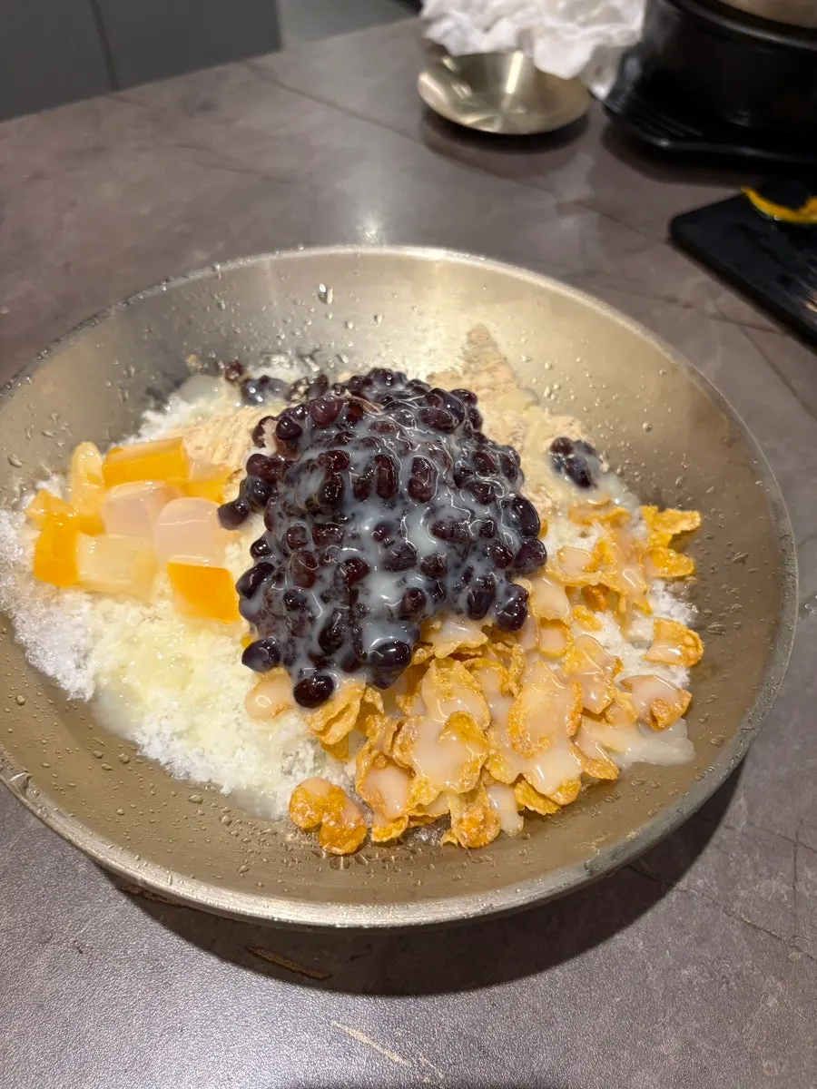 화로에 올린 한우 구이