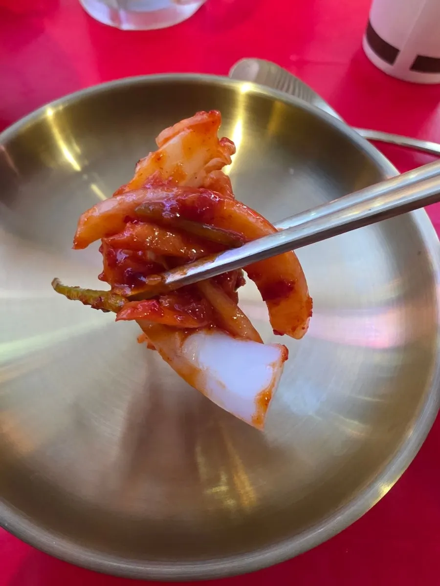 Thick-cut pieces of cuttlefish