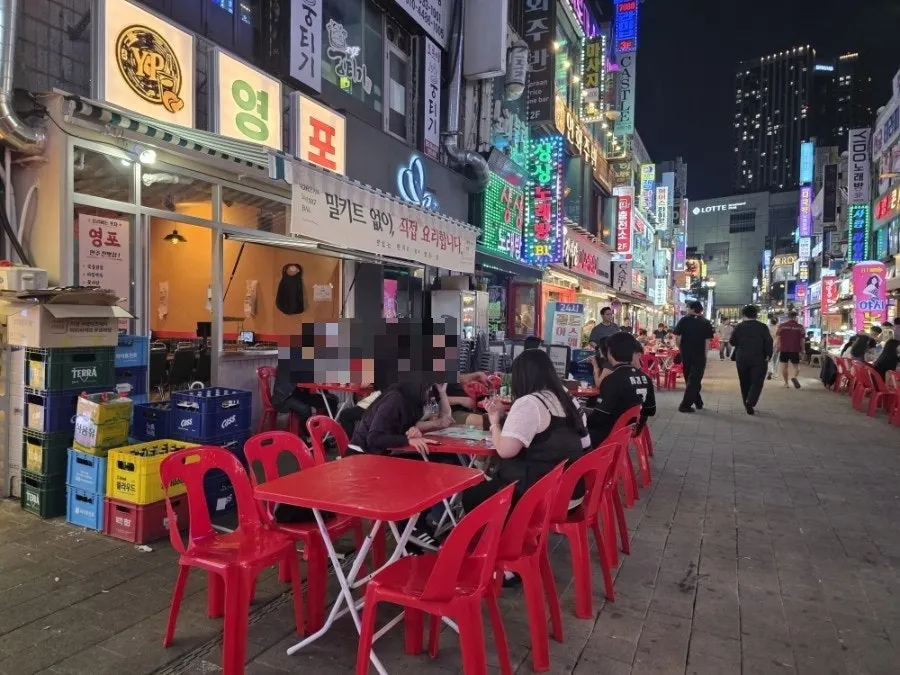 Yeongpo's table nearly cleared