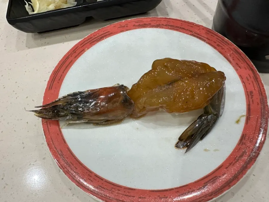 새우장초밥 한 접시