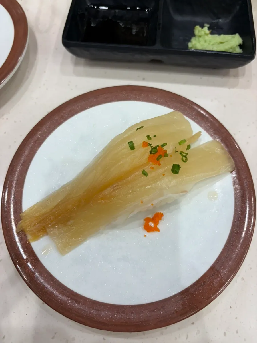 Close-up of a sashimi sushi plate