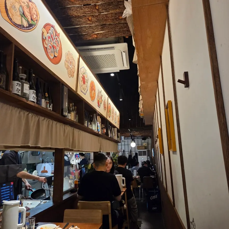 편하게 회와 해산물을 즐긴 수산장 수원영통점 테이블