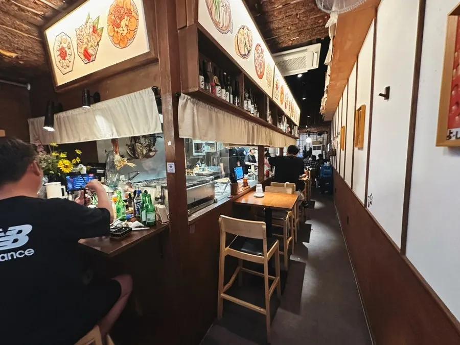 Table seating inside Susan Jang