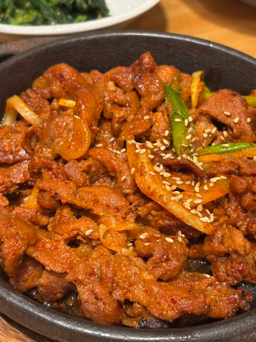 Sweet and spicy Yeongwol-style stir-fried pork