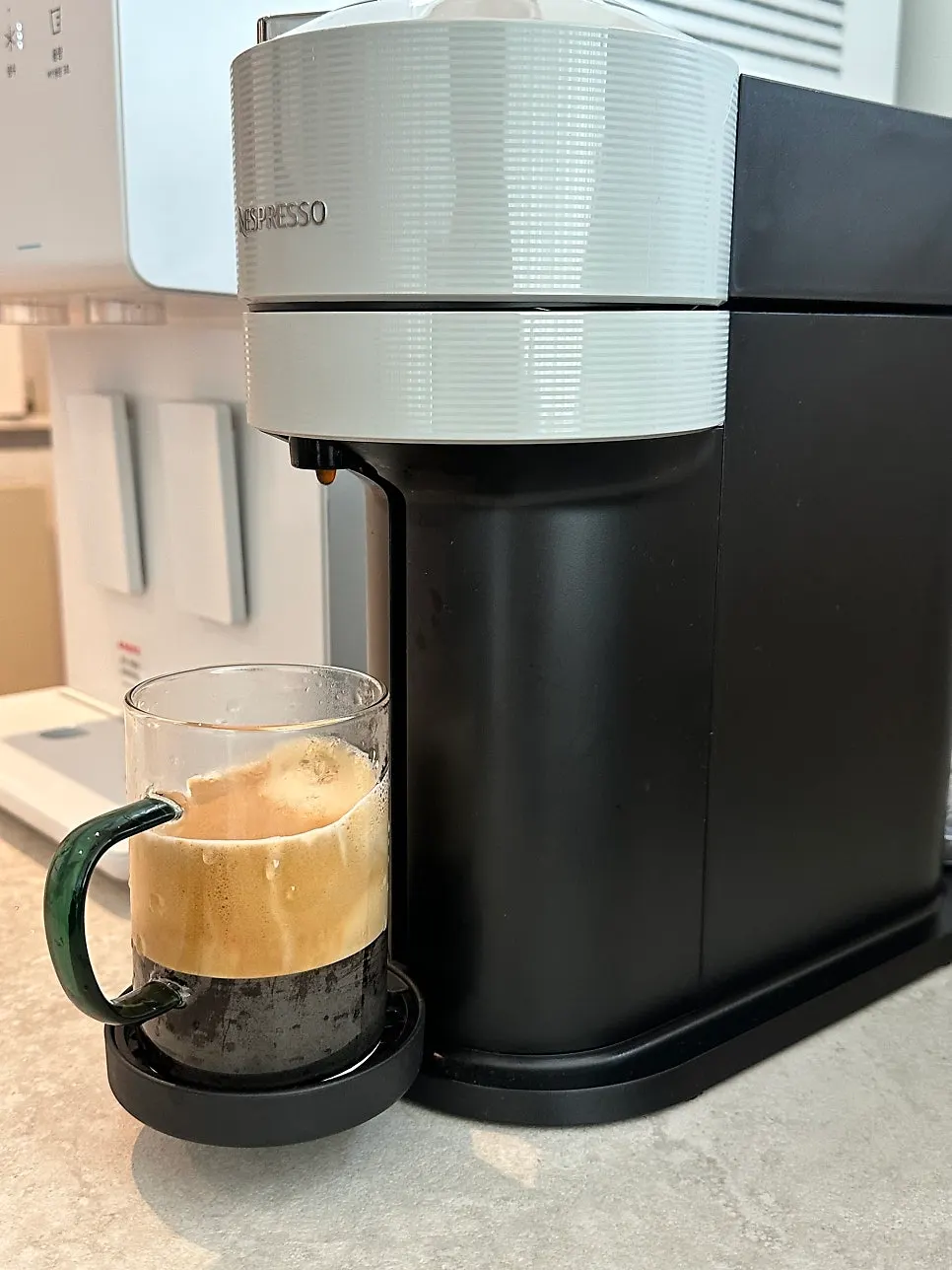 Morning coffee with a mountain view