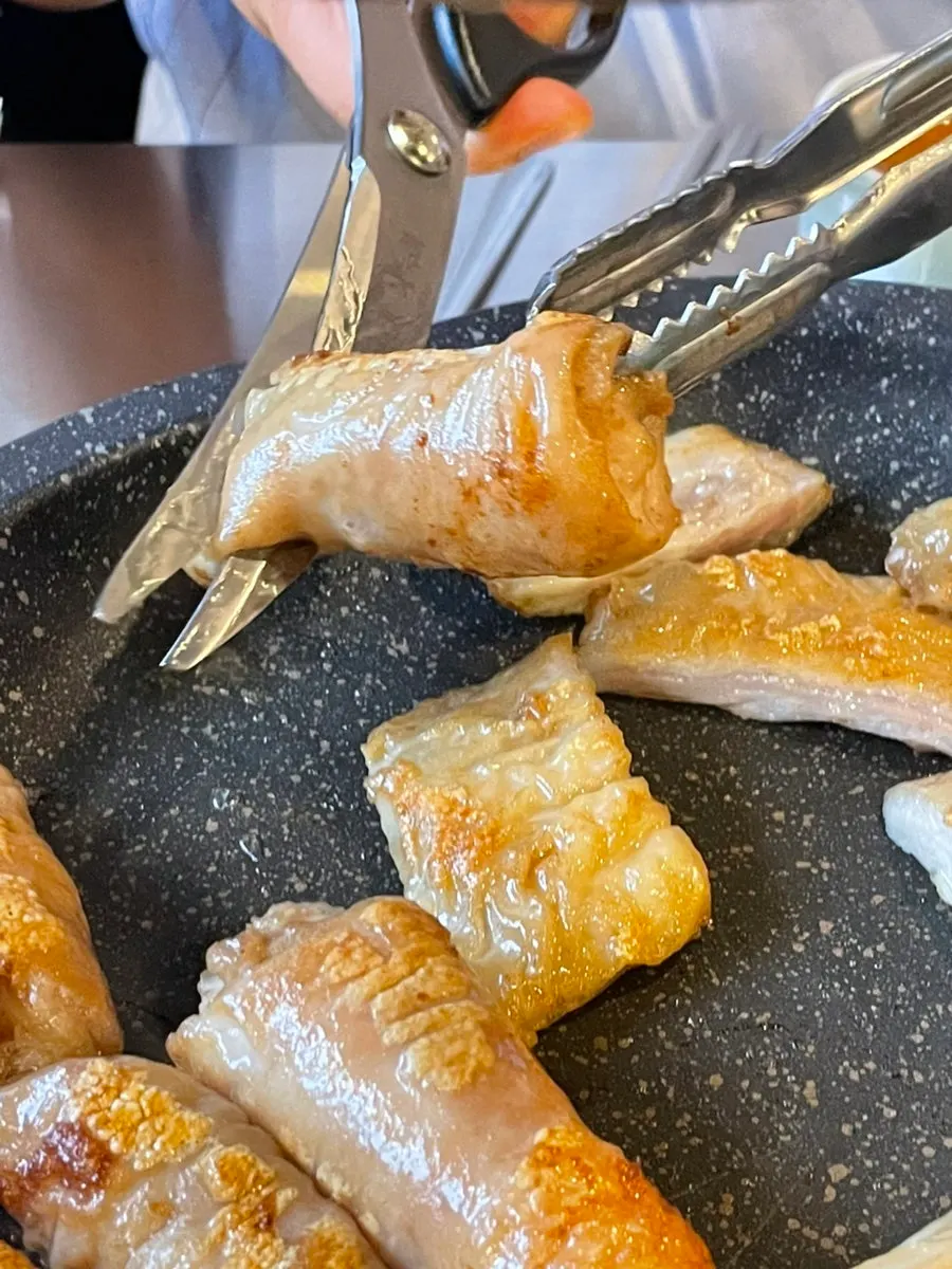 막창 맛있게 먹는 법 안내 문구