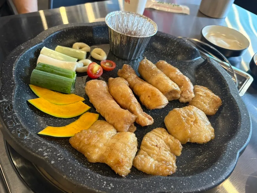 초벌연막창과 초벌특막창 한 상