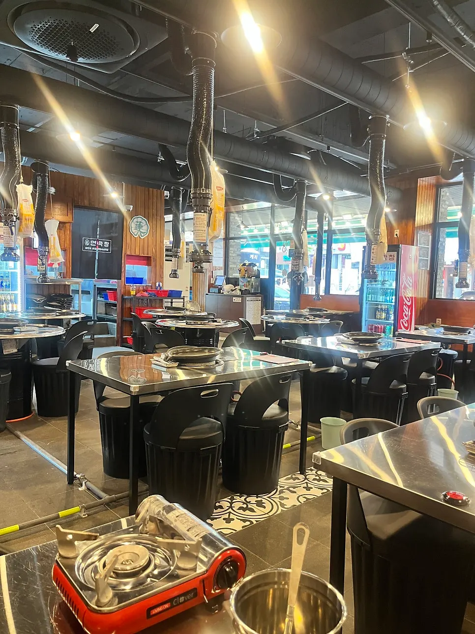 포장마차 스타일 연막창 단계점 내부