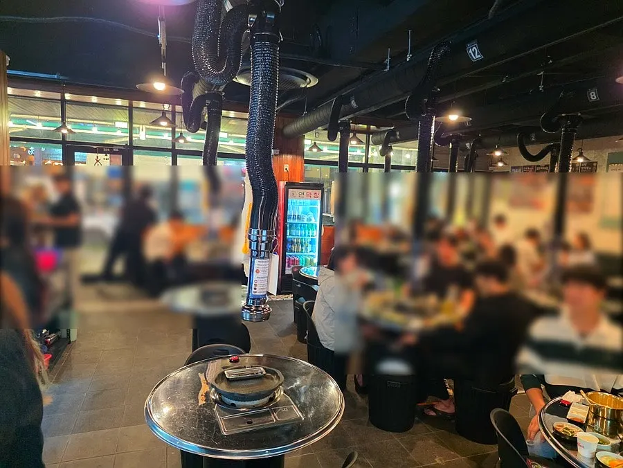 연막창 단계점 매장 안내 모습