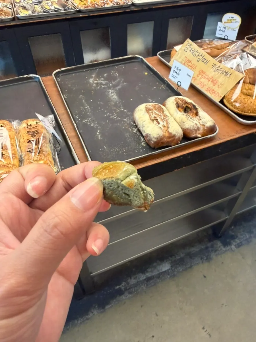コーンチーズの試食メニュー
