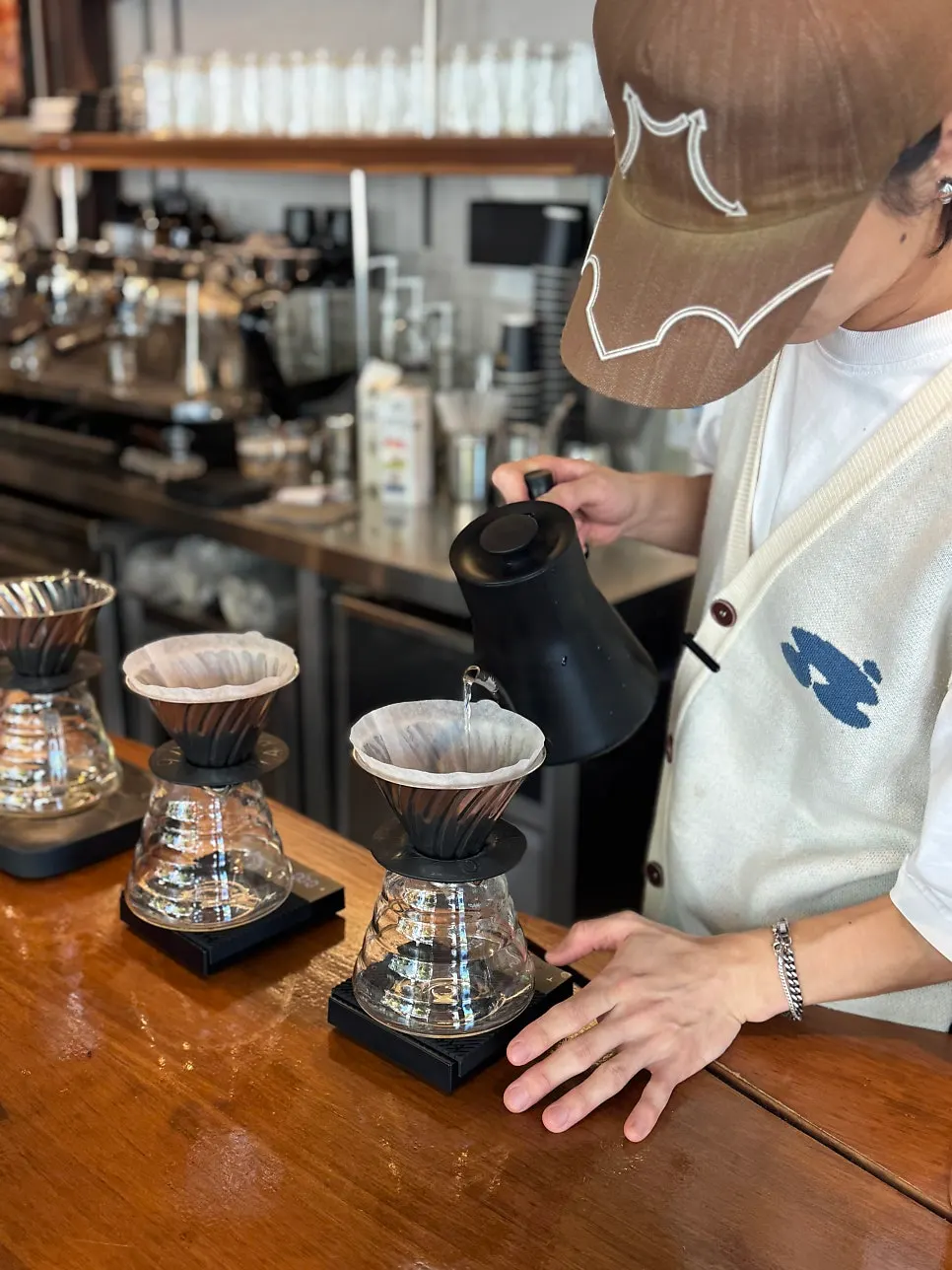 Cup of Ethiopia Dark Room hand-drip coffee