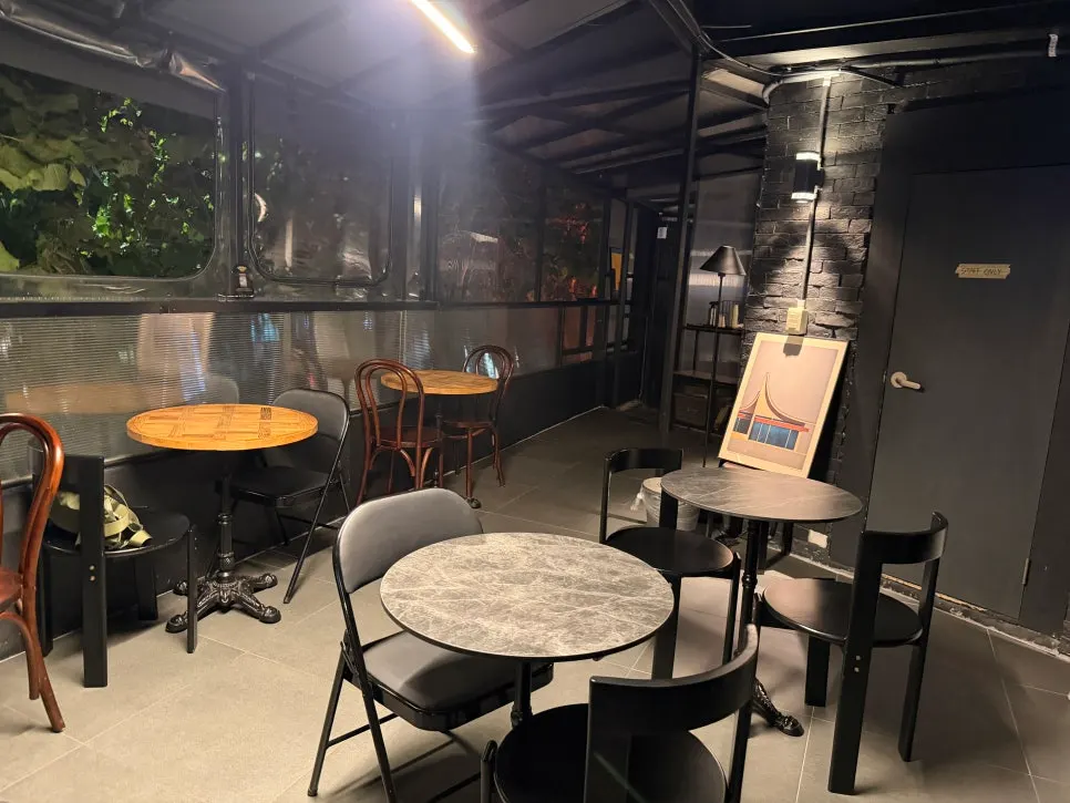 Terrace space at Central Site Yeonnam