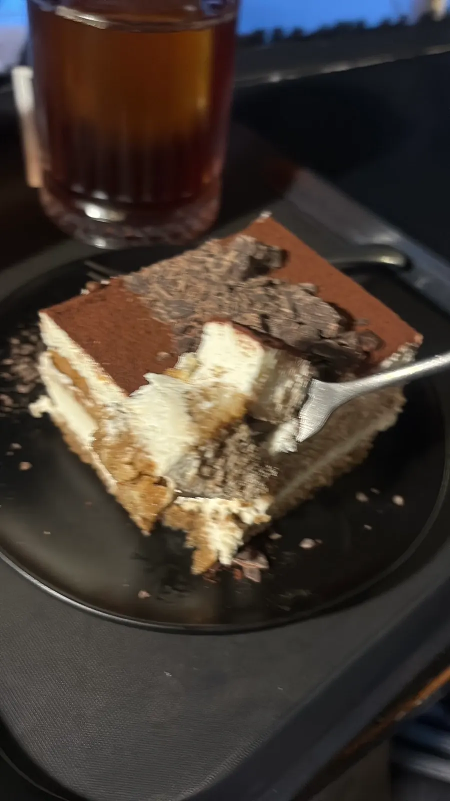 Plate of classic tiramisu at Central Site Yeonnam