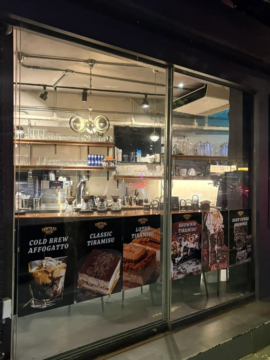 2nd-floor interior with large tables at Central Site Yeonnam