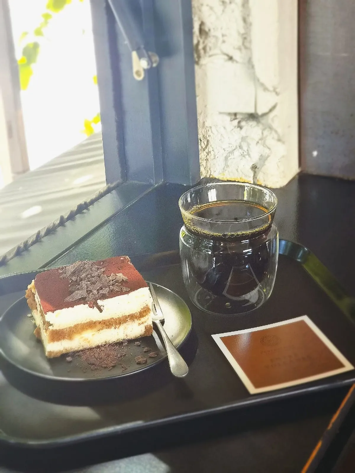 Guatemala hand-drip and classic tiramisu at Central Site Yeonnam