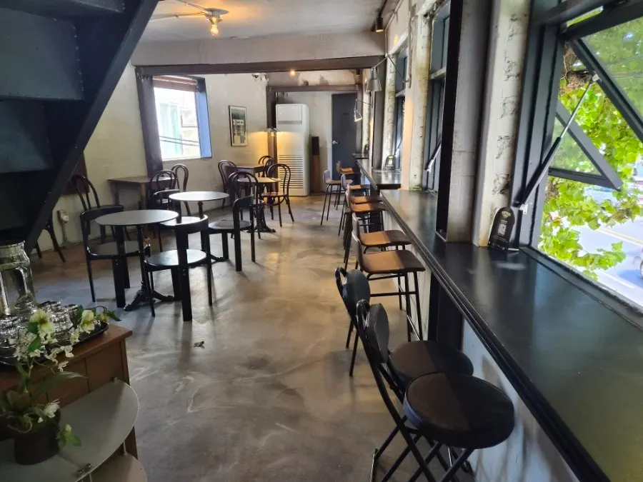 2nd floor table space at Central Site Yeonnam