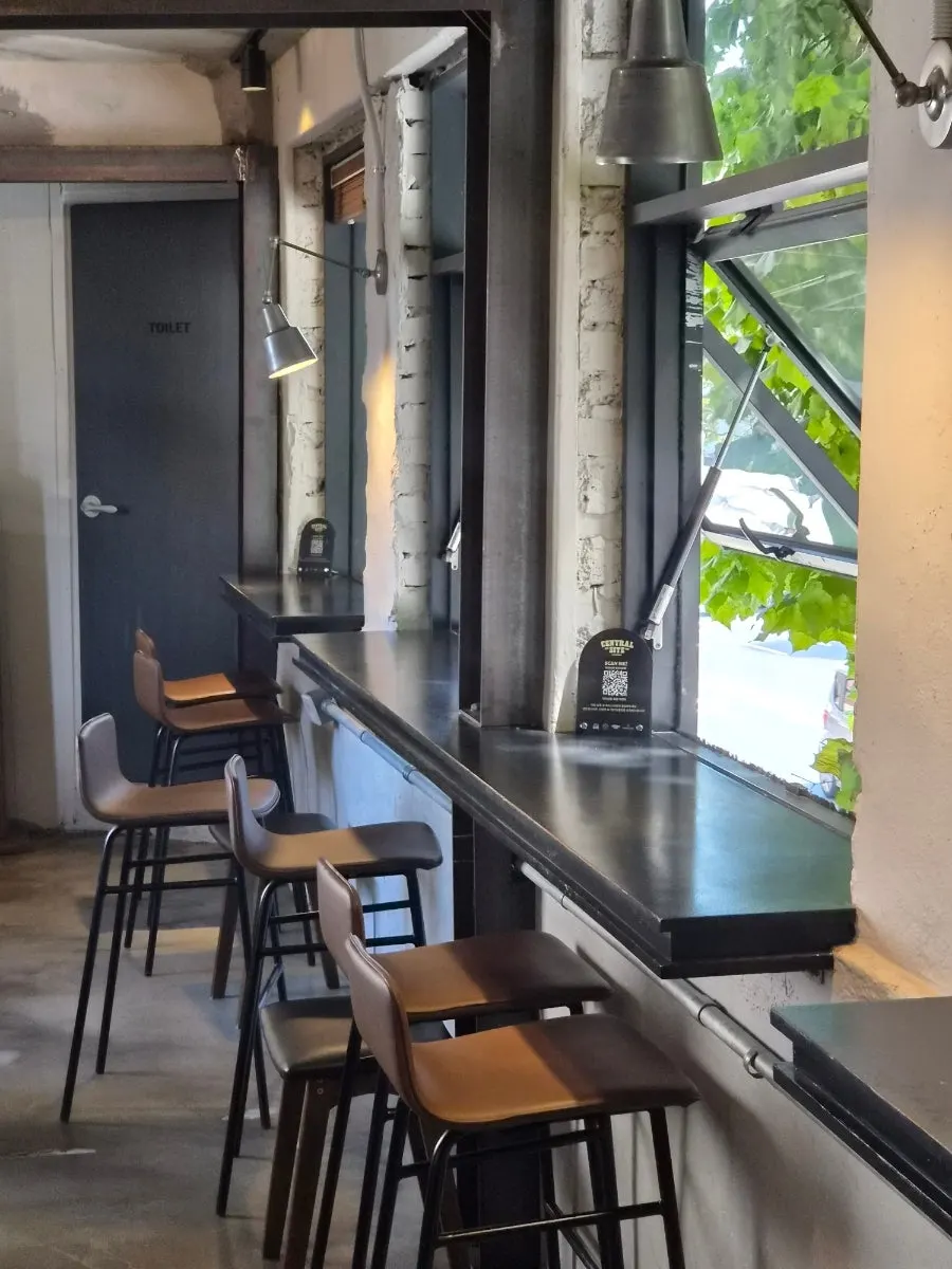 Cozy window seats on the 2nd floor