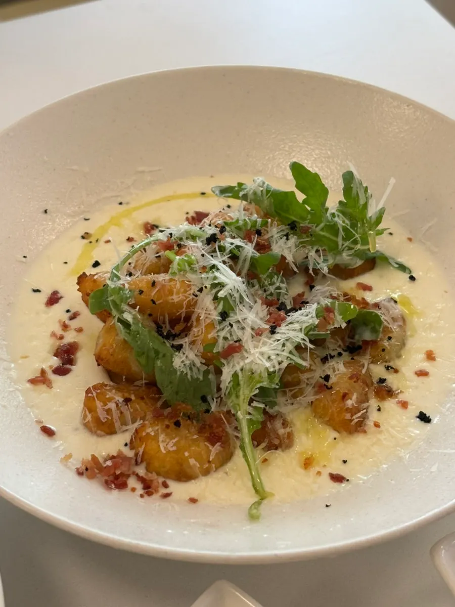 Foto shrimp aglio e olio