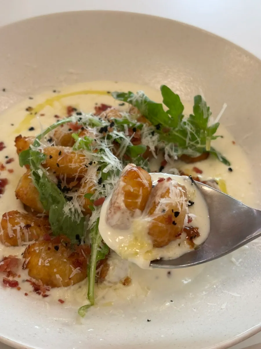 Potato gnocchi dan sos krim
