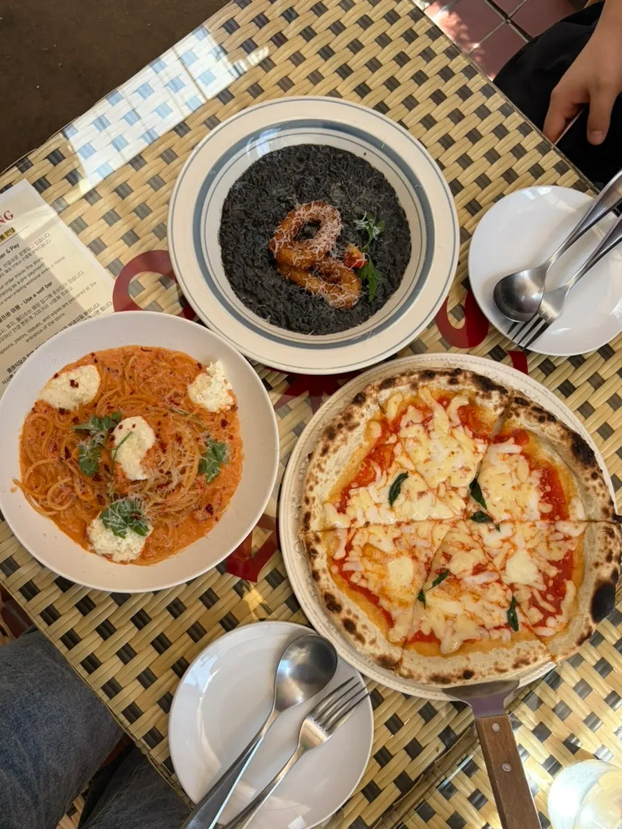 Sharing all three dishes at Classicdang