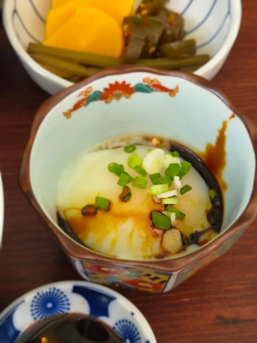 Onsen tamago served separately
