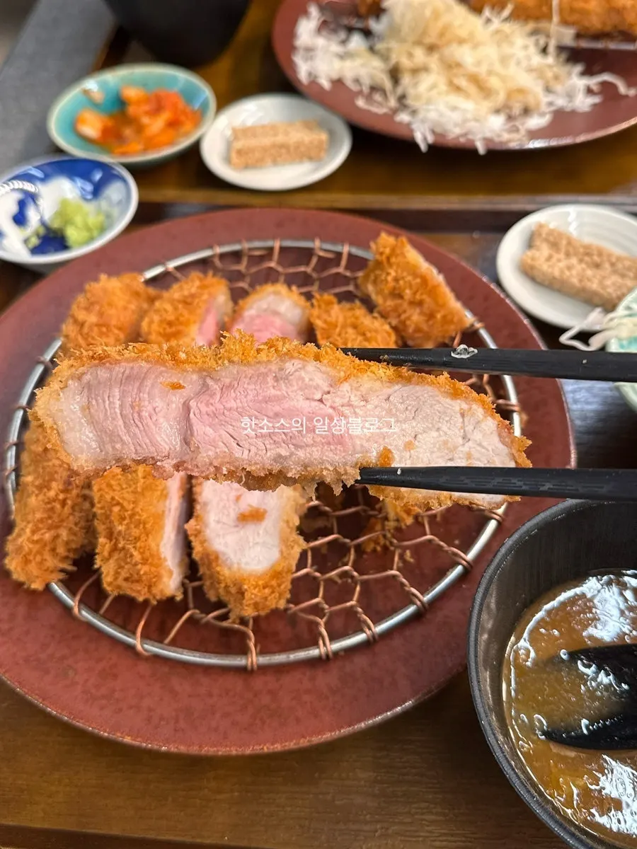 소스 없이 먹어본 상로스카츠