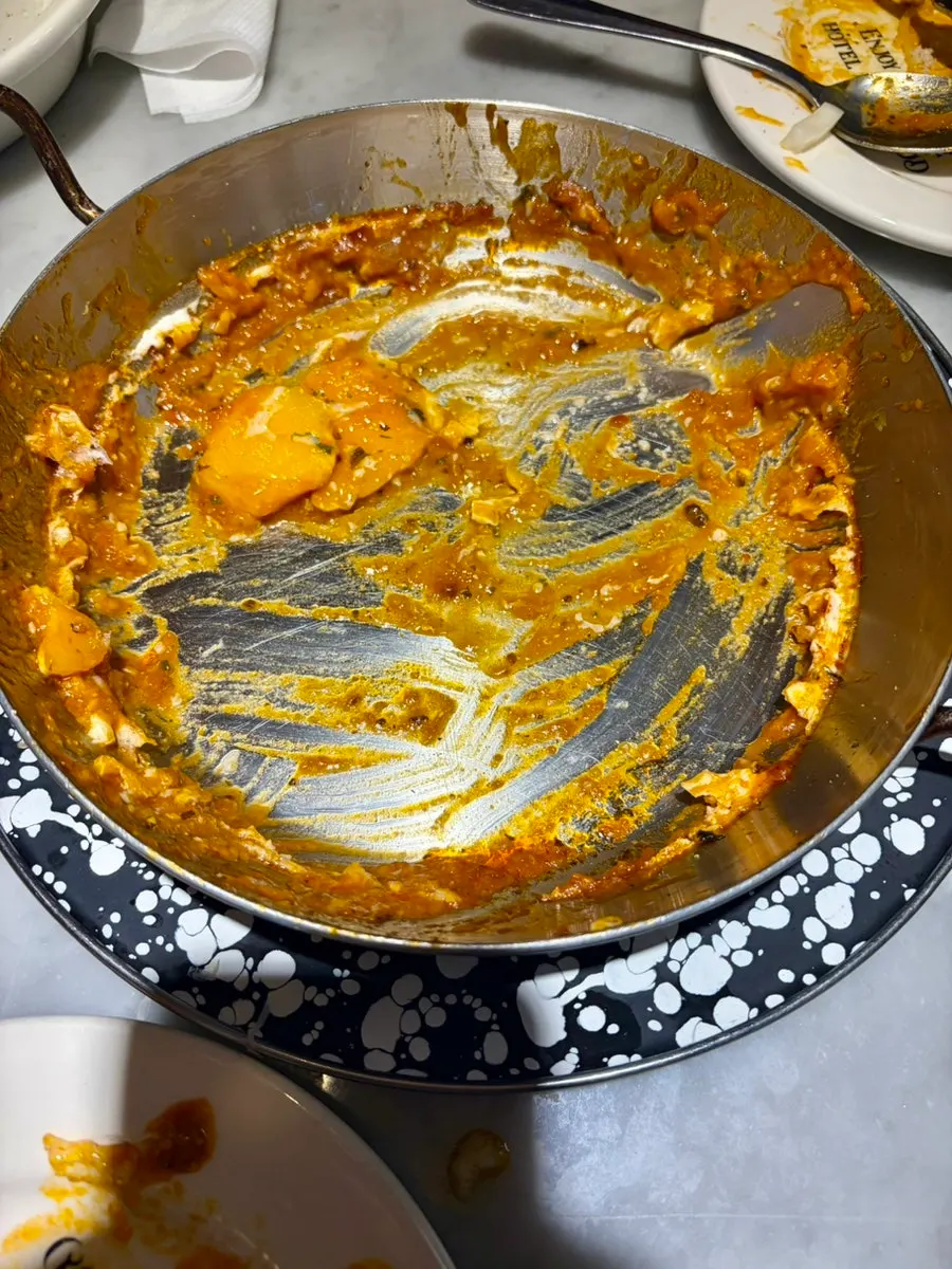 Rich tomato sauce eaten with bread