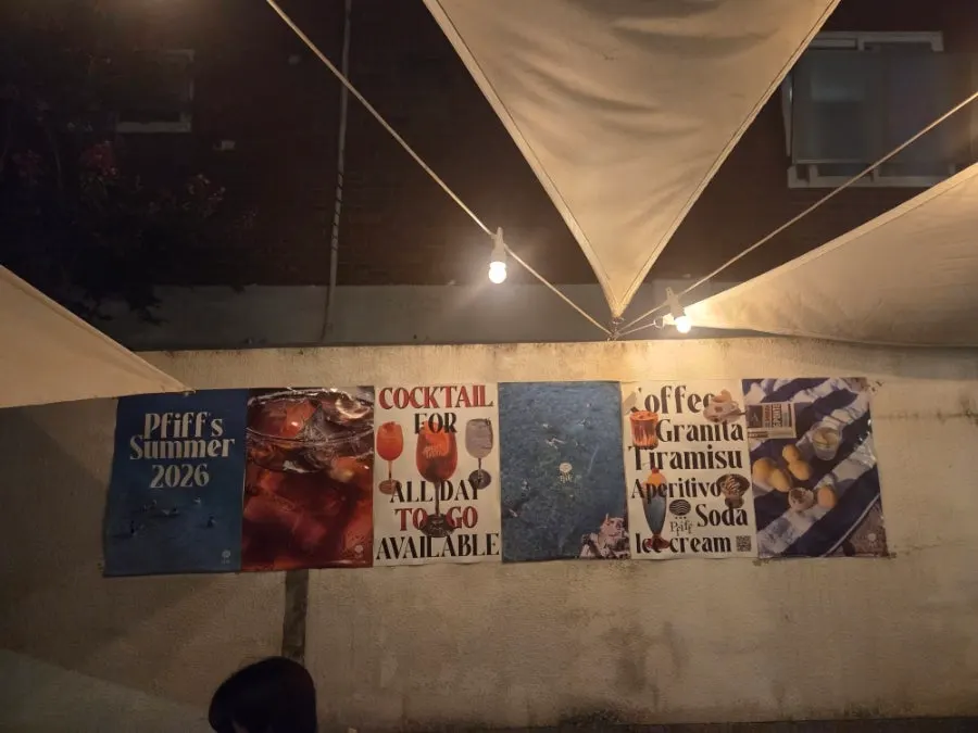 Entrance of Pip Espresso Bar on the Seongmisan-ro alley