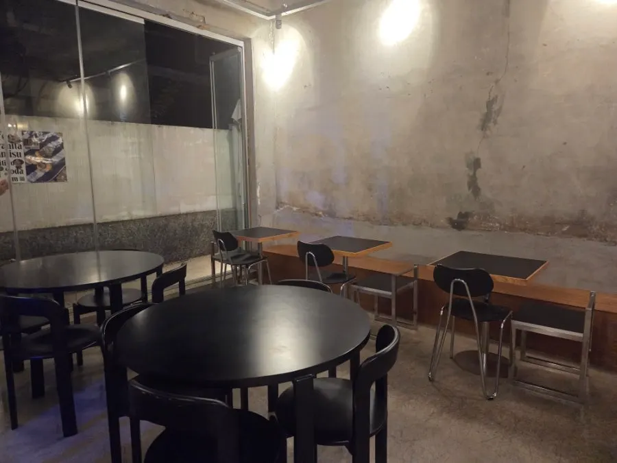 Evening interior atmosphere at Pip Espresso Bar