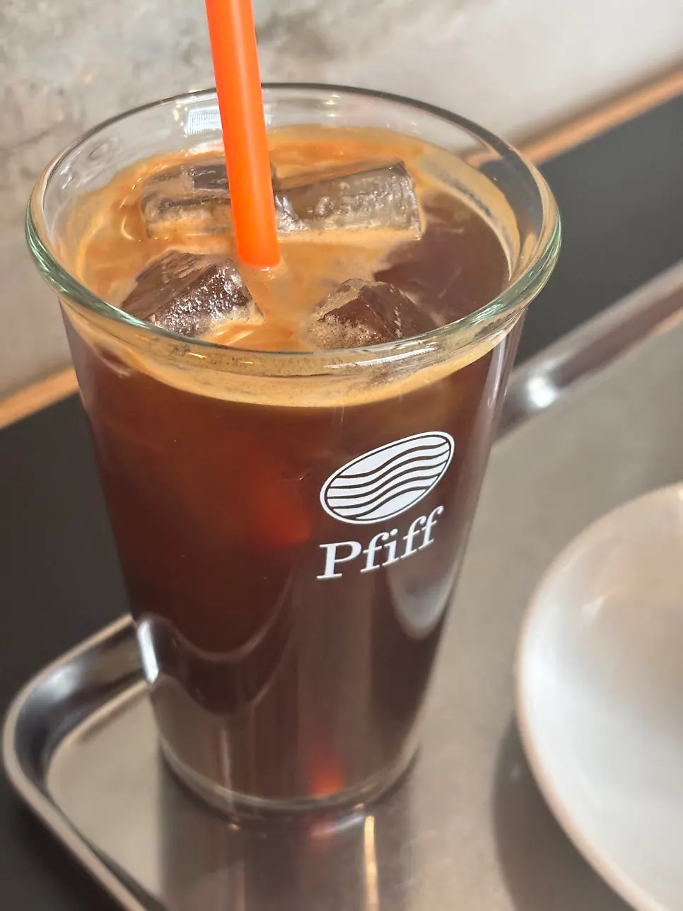Iced Americano ordered by a friend