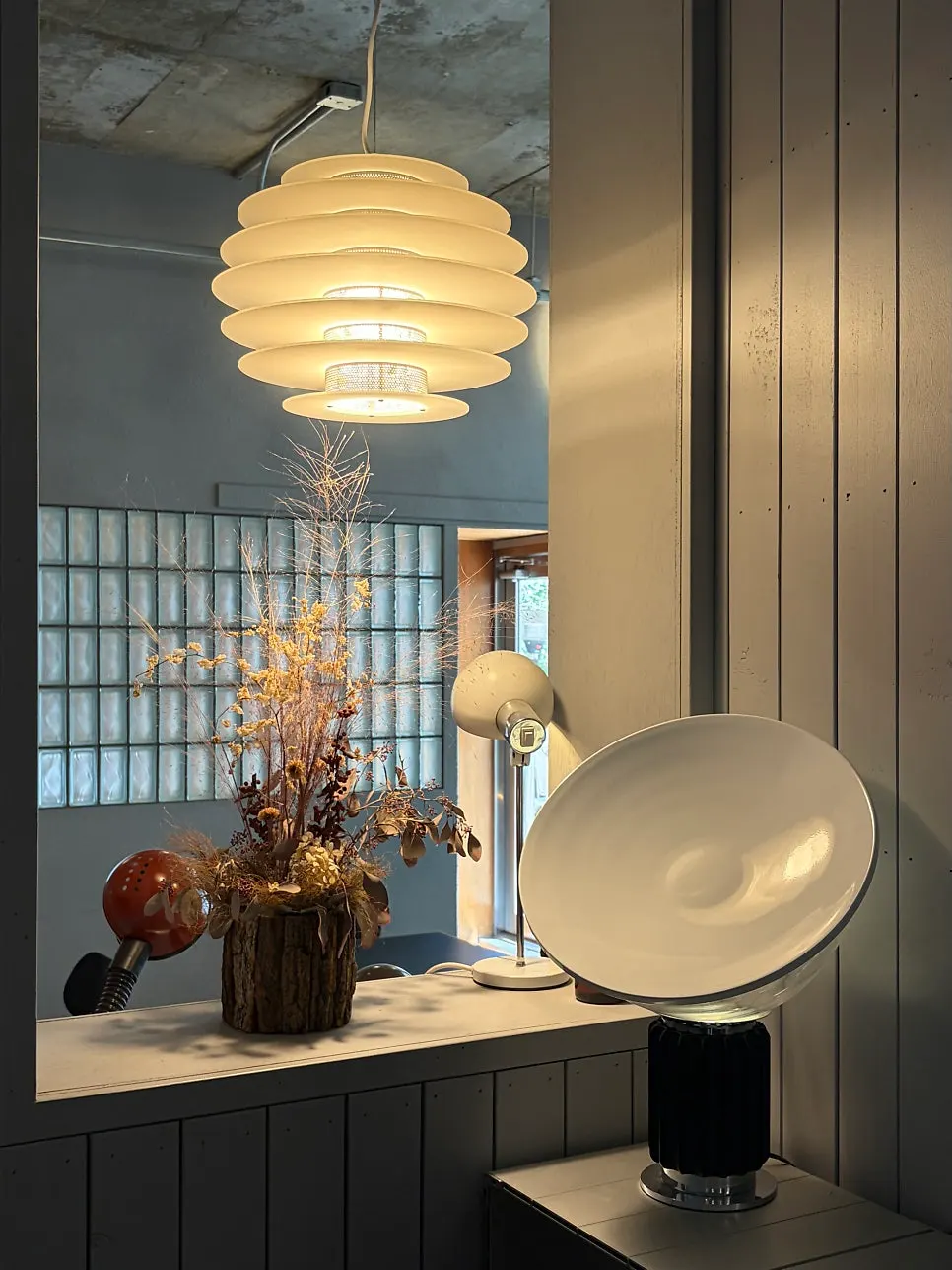 A beautifully decorated corner of the café