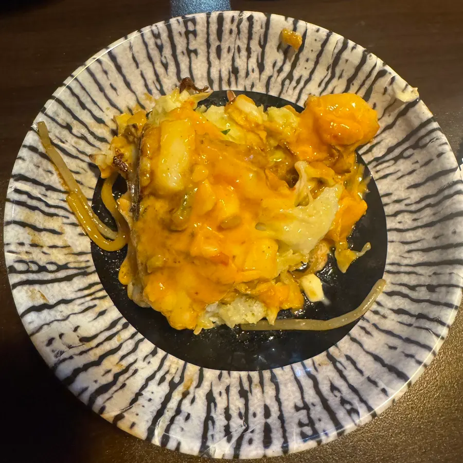 Spicy chipotle okonomiyaki