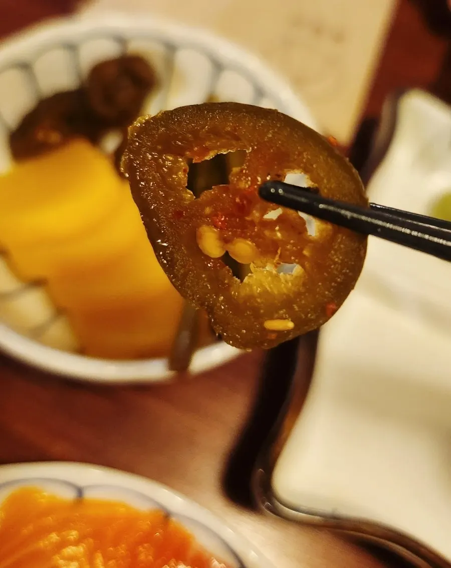오독오독한 일본식 단무지와 고추장아찌