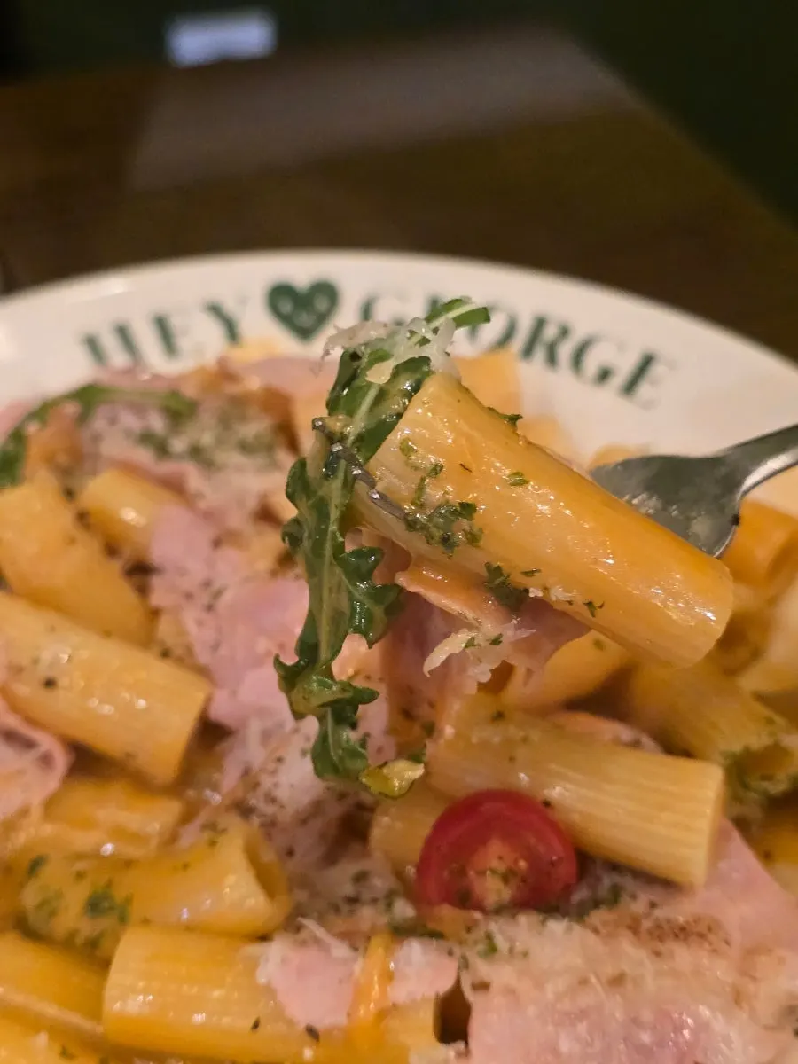 A full spread of pasta and risotto at Hey Joji