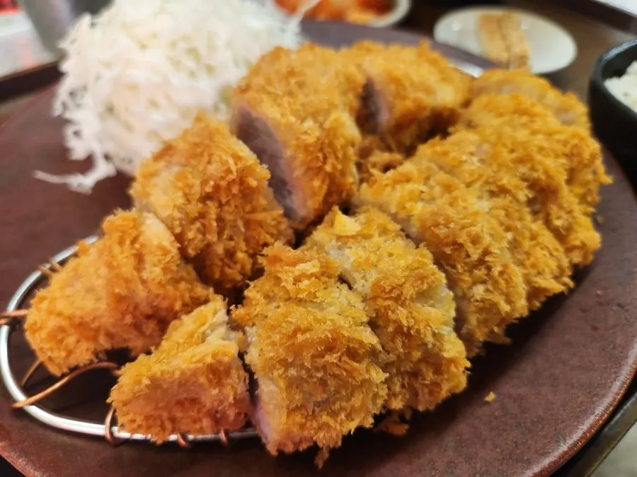 Piece of fillet katsu made with tenderloin