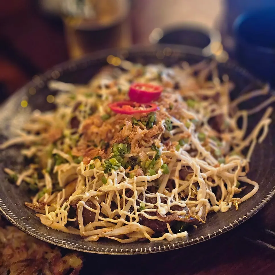 Bulgogi bean sprout stir-fry at Ijillirya Yeonnam