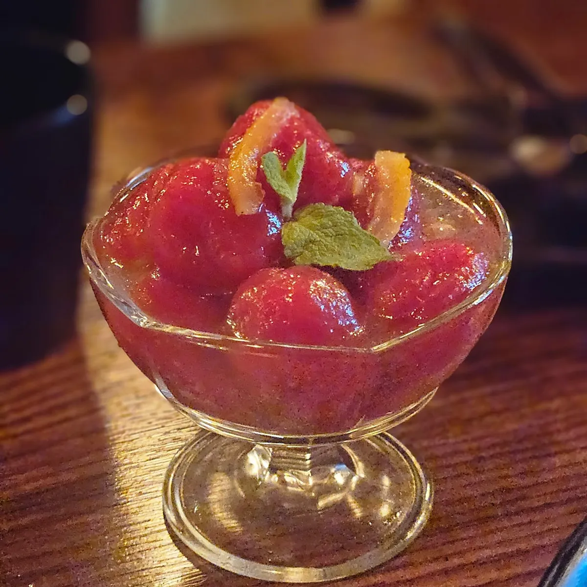 Yuzu tomato marinade at Ijillirya Yeonnam