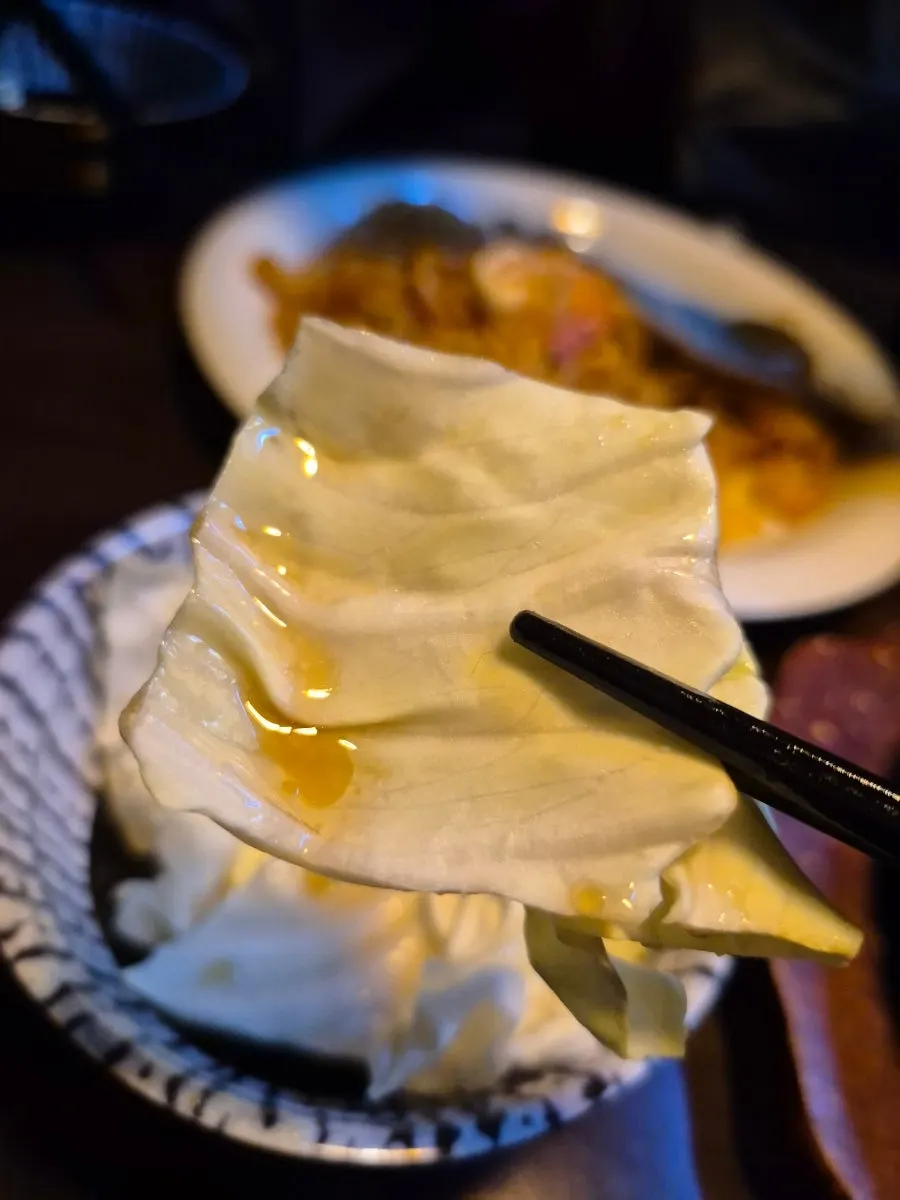 Beef brisket jjambbong nabe with udon