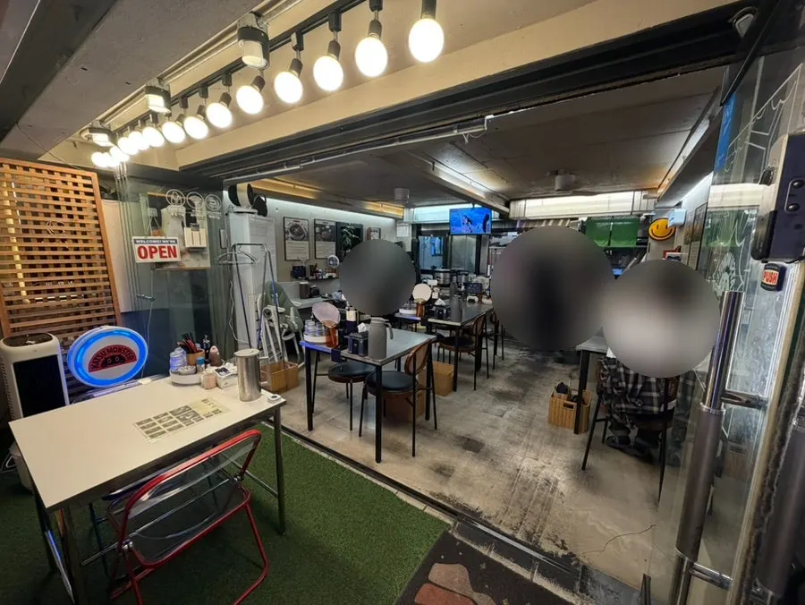 Seating inside Katsu Monster Yeonnam Main Branch