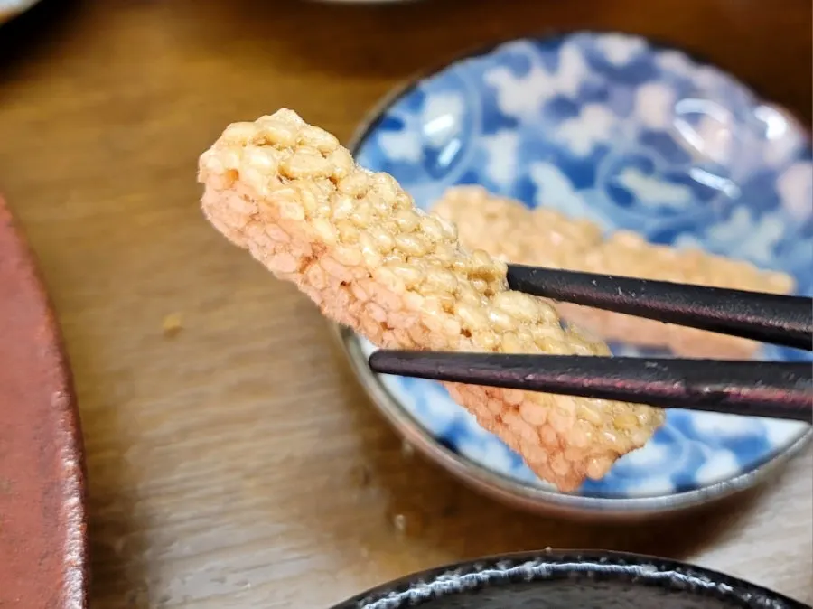 Crispy gangjeong eaten as dessert