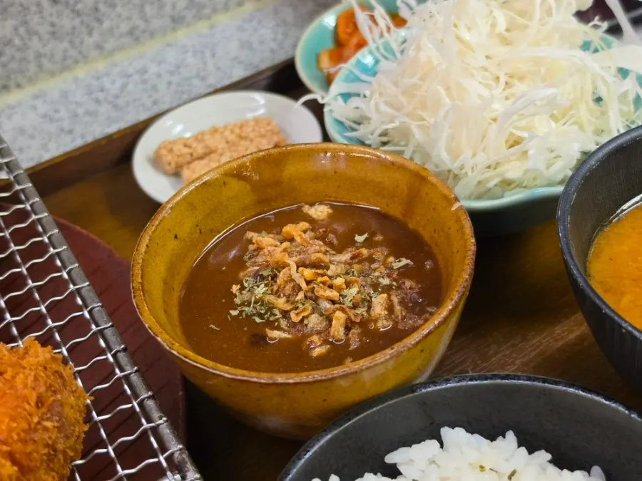 Bowl of Katsu Monster's spicy curry