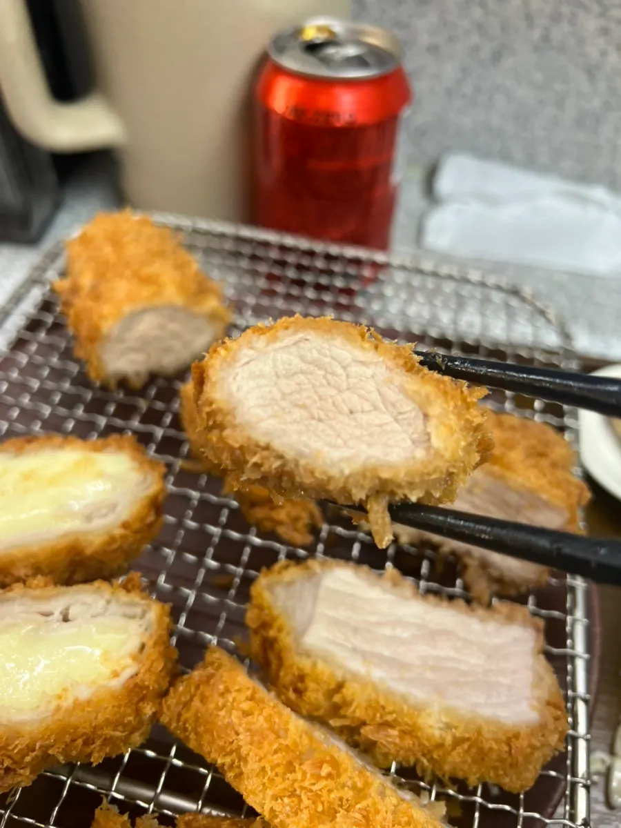 The table at Katsu Monster Yeonnam Main Branch after the meal