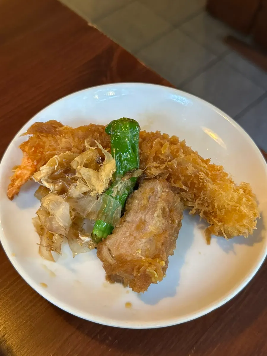Katsuobushi hire nabe set with rice