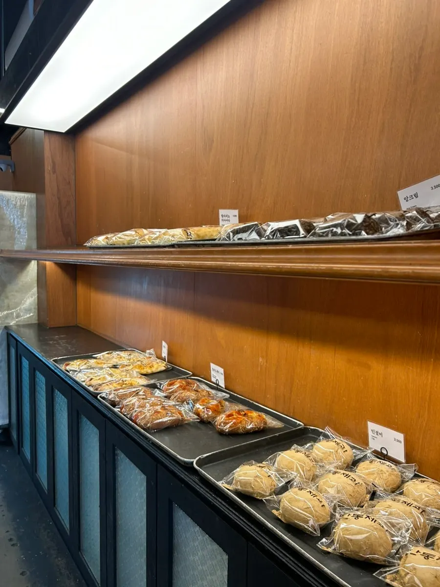 Several varieties of takeaway bread