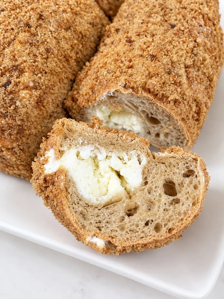 커피 카스테라를 묻힌 카푸치노 빵